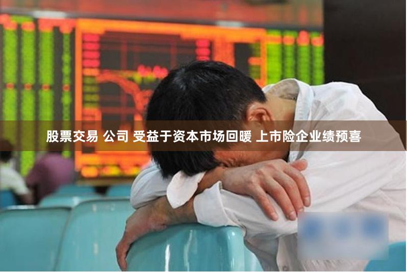 股票交易 公司 受益于资本市场回暖 上市险企业绩预喜